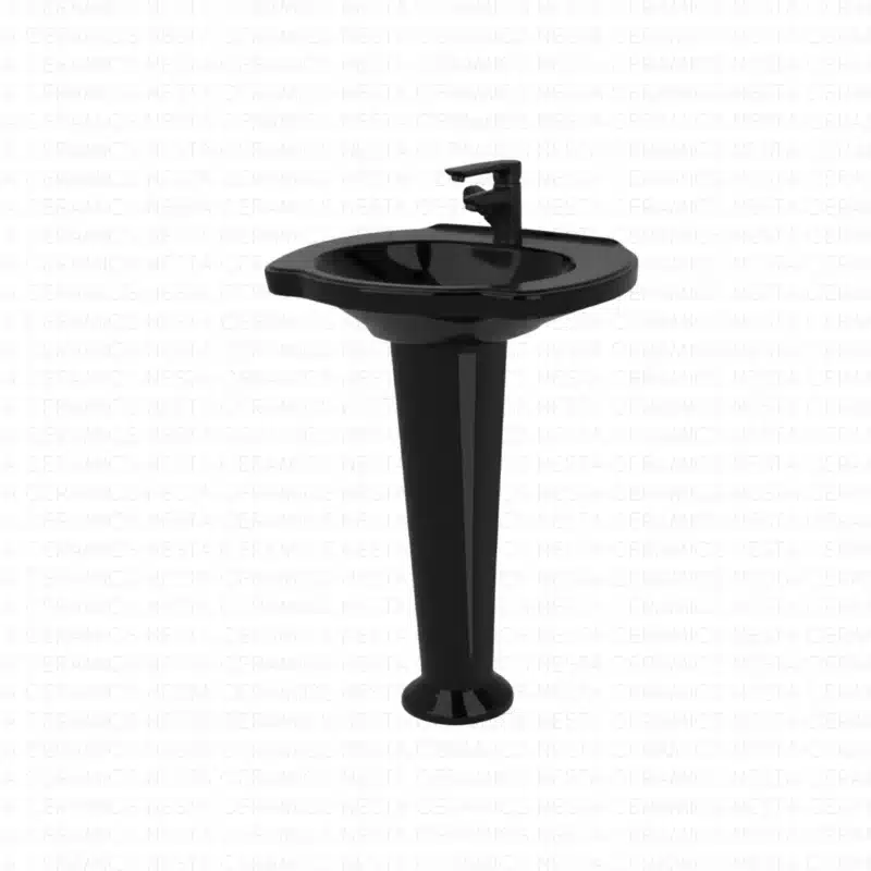 Contoured rim basin with scalloped edge