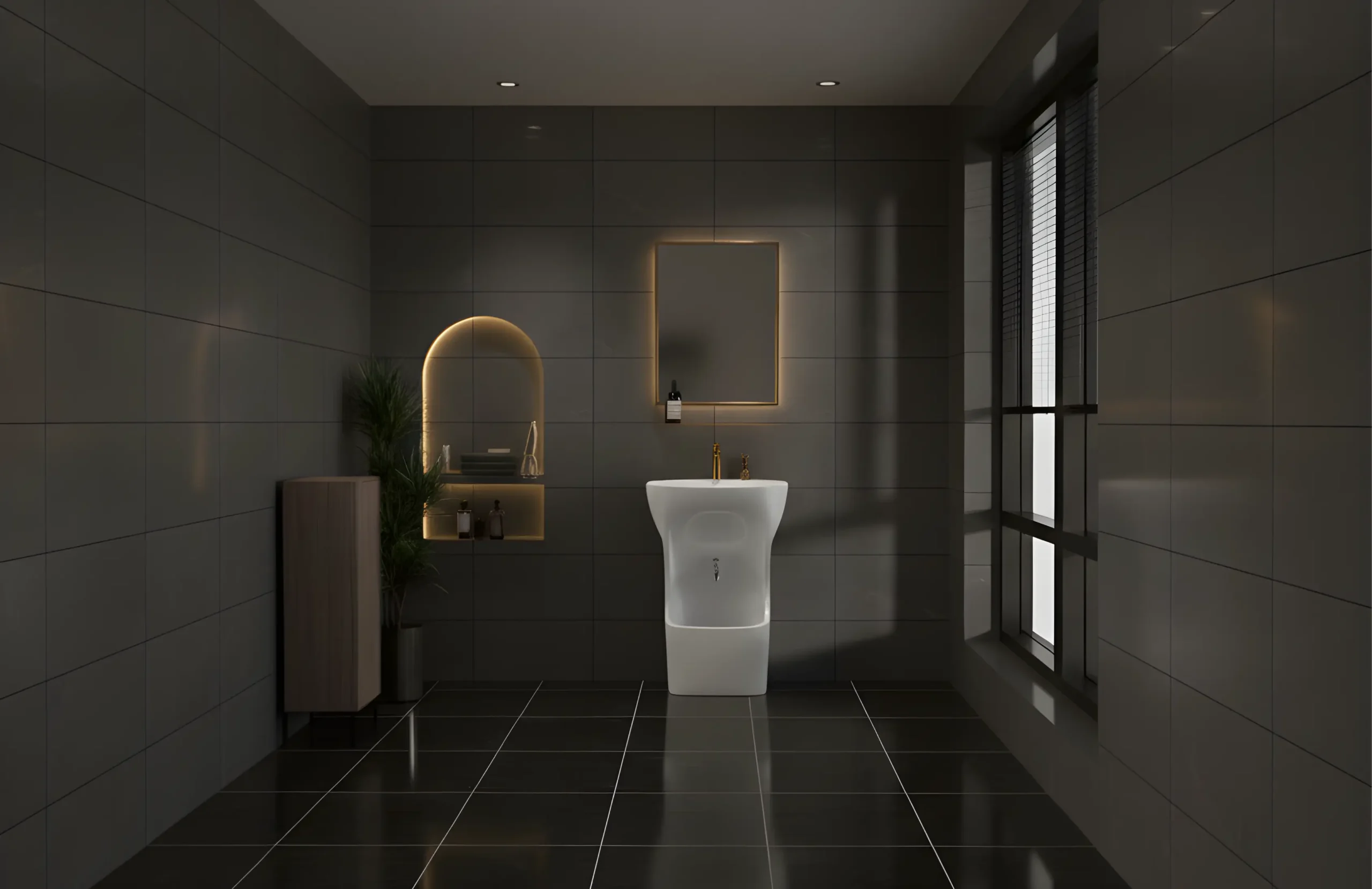 The Soul Ceramics - BathroomWare - White Wudu Basin